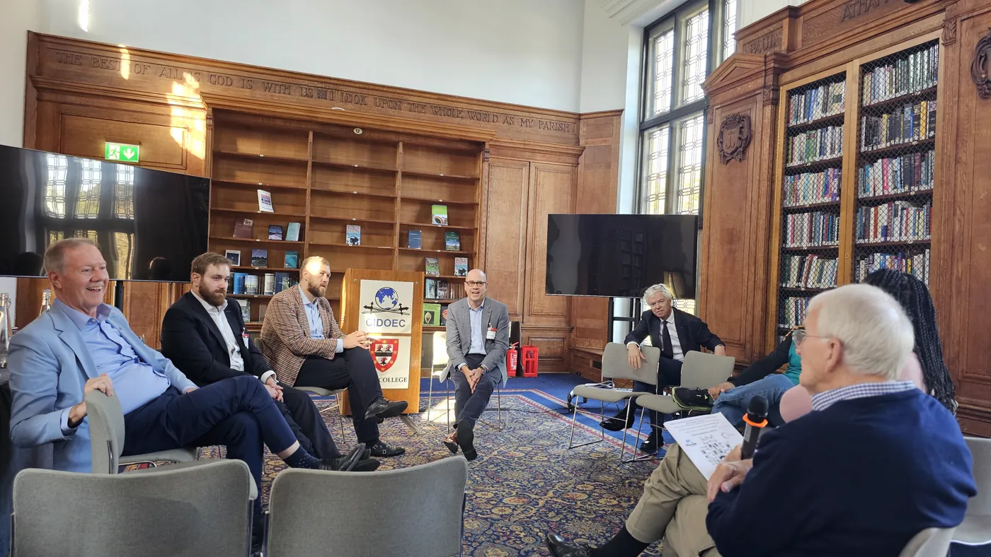Practitioners taking part in a digital asset discussion at the International Symposium on Economic Crime in Cambridge